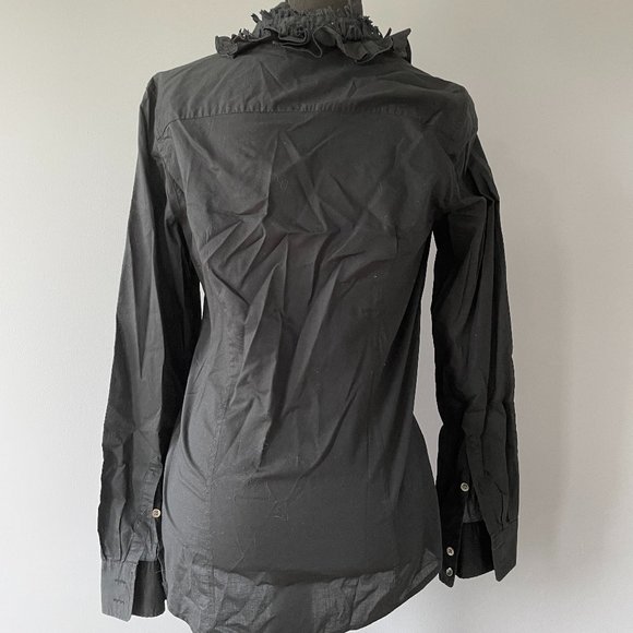 J.CREW Black Button Down - Picture 2 of 4